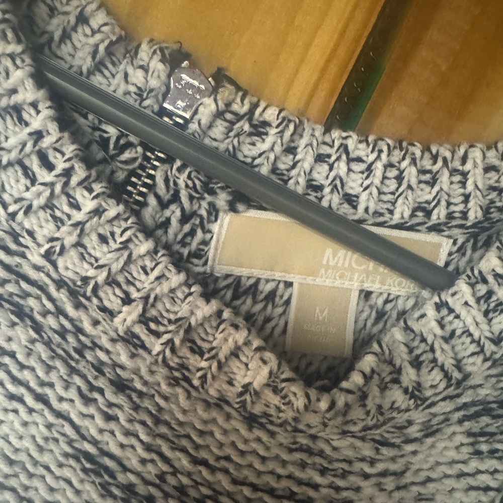 Michael Kors Black and White Knit Sweater - Picture 4 of 4